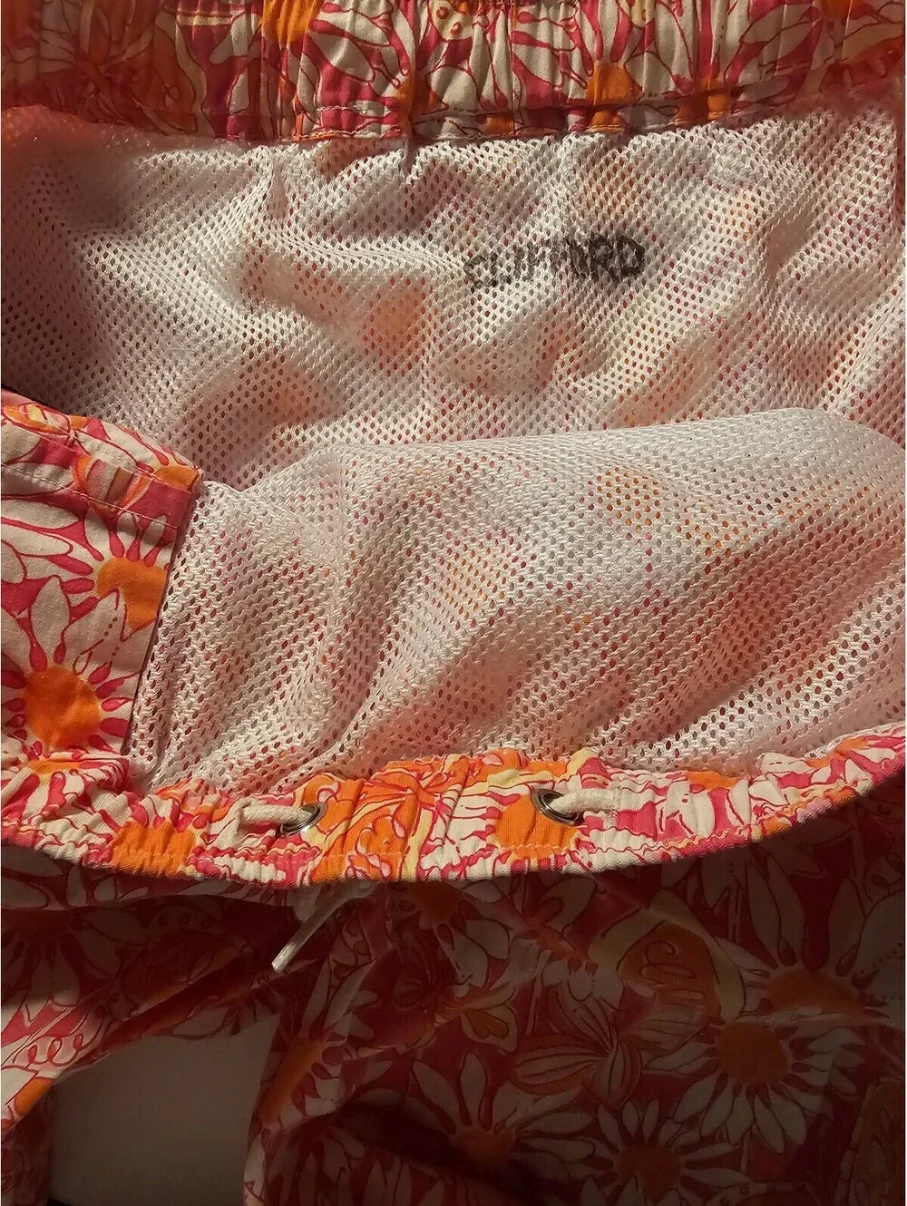 Lilly Pulitzier Swim Pink & Organge Men Size S Trunks